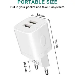 Зарядний пристрій з кабелем USB C 2.1 А/5 - мініатюра 3