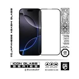 Скло захисне Armorstandart Kit Icon 3D iPhone 16 Pro Max Black 2 pcs (ARM83514) - мініатюра 2