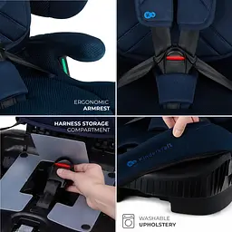 Автокрісло Kinderkraft Fix2Go i-Size Navy (KCFI2GO0NAV0000) - мініатюра 13