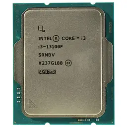 Процесор Intel Core i3 13100F (CM8071505092203) (Socket 1700, 8T, 4.5 ГГц, Tray)