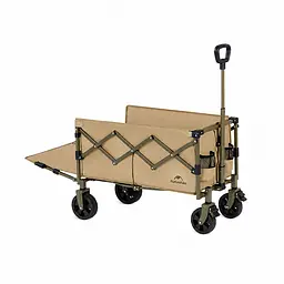 Тележка туристическая складная Naturehike Light CNK2350JJ012, 70+50 л, коричневая