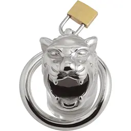 Клітка для члена Master Series Tiger King Cock Cage With Lock - мініатюра 3