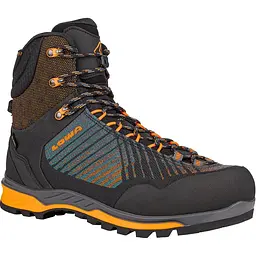 Черевики чоловічі Lowa Mangart GTX Mid 42,5 Сірий-Помаранчевий - мініатюра 2