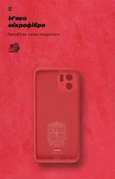 Чохол ArmorStandart ICON для Xiaomi Redmi A1 / A2 Camera cover Red - мініатюра 4