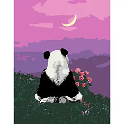 Картина за номерами Rosa Start Cute Panda 35x45 см в коробці