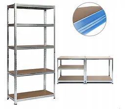 Стелаж LEOBRO Premium 180 х 90 х 30 см, 175кг/полиця, 5 полиць (LB-R103)
