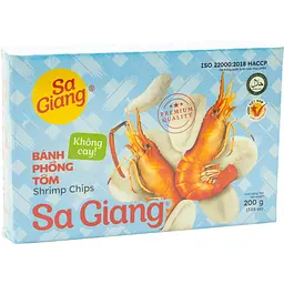 Рисові чіпси Sa Giang зі смаком креветок 200г