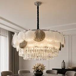Підвісна кришталева люстра Гребінці Artlight 88130/60CH