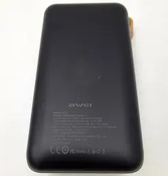 Павербанк для роутера, модему AWEI P101K Power Bank 60000 mAh Чорний, повербанк для телефона, ноутбуків - мініатюра 3
