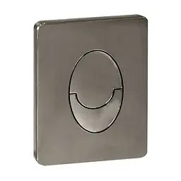 Панель змиву пластикова Koer KT-0606-07 157x198x3mm, кнопка закруглена графіт KR5712, Графит