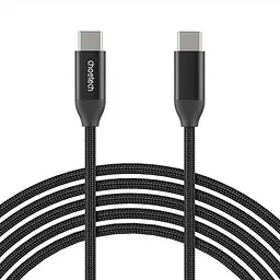 Кабель Choetech USB Type-C - USB Type-C (M/M), 1 м, Black (XCC-1035)