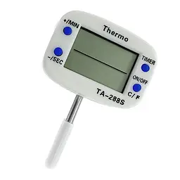 Термометр короткий 4 см, поворотний, цифровий із звуковим сиганалом ТА-288s - мініатюра 4