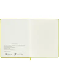 Записник Moleskine Silk великий, Лінійка Солом'яно-жовтий (QP090M6SILK) - мініатюра 5