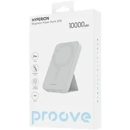 Универсальная мобильная батарея Proove Hyperion Qi 20W 10000mAh White (PBHN15020002)