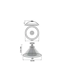 Стельовий світильник Kanlux 18121 Fogler led 14w-nw - мініатюра 2