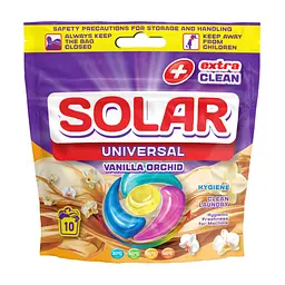 Капсули для прання Solar Household Universal Vanilla Orchid 10 шт. (4820269930278)