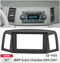 Перехідна рамка Jeep Grand Cherokee Carav 22-1193 - мініатюра 2