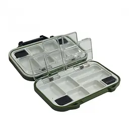 Коробка рибальська Stenson SF24115, для снастей, 11.5×7.7×3.5 см, пластик, олива - мініатюра 3