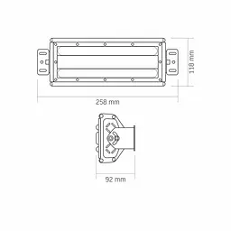LED світильник висотний лінійний Videx HB022, 50W 5000K (28183-000) - мініатюра 10