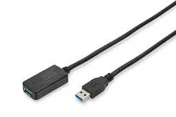 Кабель Assmann активний USB3 5M DA-73104 Black - мініатюра 5