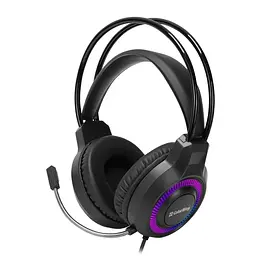 Навушники GlowCore RGB, Black, 3.5 мм, мікрофон ColorWay teh0027968