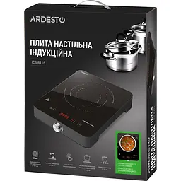 Плитка настільна Ardesto індукційна чорний (ICS-B116) - мініатюра 8