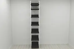 Шафа Гардероб Уні секція 4 серії Коннект Ferrum-decor 220x40x50см Білий метал ДСП Венге Магія 32 мм (FRD-104556) - мініатюра 4