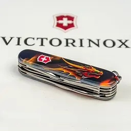 Ніж Victorinox Huntsman Zodiac 91мм 15функ Фантастичний дракон - мініатюра 6