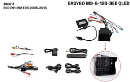 Штатна автомагнітола EasyGo M9-6-128-BEE QLED BMW 3 E90 E91 E92 E93 2005-2013 - мініатюра 2