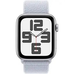 Смарт-годинник Apple Watch SE 2 GPS 44mm Silver Aluminium Case with Blue Cloud Sport Loop 2024 [MXET3] [123352] - мініатюра 2