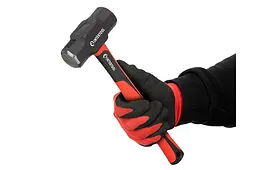 Кувалда Intertool 1500 г x 310мм фібергласс ручка HT-0241 - мініатюра 4