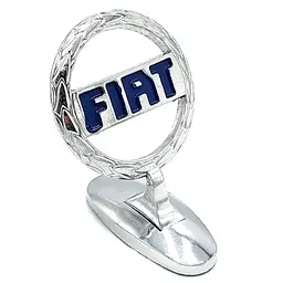 Емблема приціл на капот Fiat Хром сплав на скотчі (Завод)