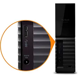 Зовнішній жорсткий диск WD My Book Desktop 4TB (WDBBGB0040HBK-EESN) [128559] - мініатюра 5