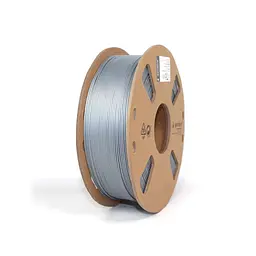 Пластик для 3D-принтера Gembird PLA-PLUS, 1.75 мм, silver, 1кг (3DP-PLA+1.75-02-S)