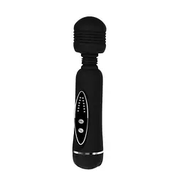 Вібратор зі змінними насадками Power Wand Massage Kit Black - мініатюра 8