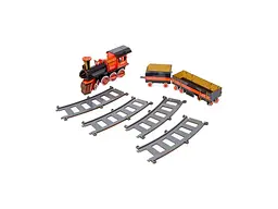 Дерев'яний 3D конструктор Потяг, PuzzleOk (Puz-00924), 231 дет. - мініатюра 4