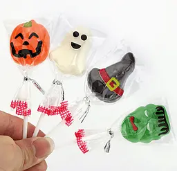 Льодяник на паличці Yuejiya Halloween Shape Fruity Flavor Hard Lollipop Candy, 1шт