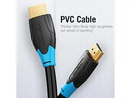 Кабель Vention HDMI v2.0 1m Black (AACBF) - мініатюра 8