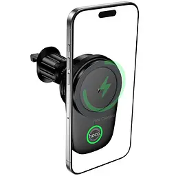Автотримач із БЗУ HW36 Electric 15W with cooler (air outlet) Black Hoco teh0029271 - мініатюра 6