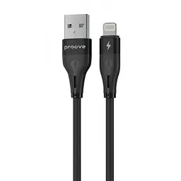 Кабель Proove Soft Silicone USB to Lightning 2.4A (1m) black