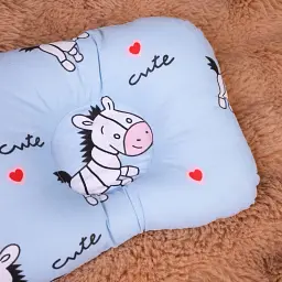 Подушка дитяча MirSon Заокруглена Kids Time 20-0037 Cute blue zebra (2200009665554) - мініатюра 2