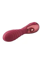 Вібратор Dream Toys Dinky Mini Vibrator Jody F, 12 см бордовий - мініатюра 3