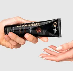 Оральний лубрикант Orgie Lube Tube Chocolate - зі смаком шоколаду, 100 мл - мініатюра 3