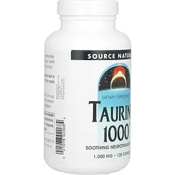 Таурин Source Naturals 1000 мг 120 капсул - мініатюра 2