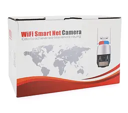 Видеокамера Wi-Fi уличная с сиреной 5mpx YOSO YOIPC43D5MP50 PTZ 2.8mm V380 - мініатюра 4