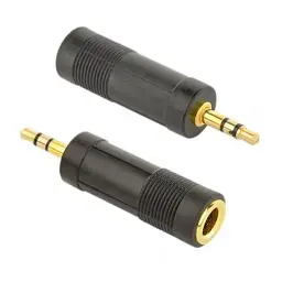 Перехідник Cablexpert 6.35 мм F to M 3.5 мм (A-6.35F-3.5M)