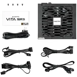 Блок живлення Chieftec 750W VITA SM3 BPX-750-C ATX 3.1 120mm, 80+ Bronze, Semi modular, Retail - мініатюра 7
