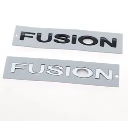 Емблема напис FUSION Чорний для Ford на скотчі (Завод) - мініатюра 2