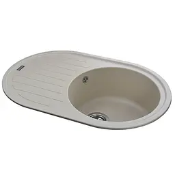 Гранітна мийка Globus Lux OHARA слонова кiстка 770х500мм-А0005 - мініатюра 2