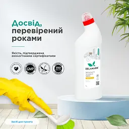 Засіб для миття туалету Delamark з ароматом лимона 1 л (4820152330765) - мініатюра 2